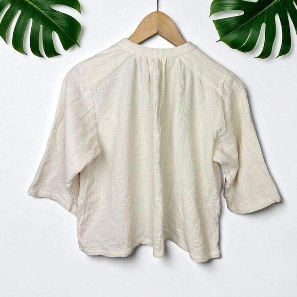 Apiece Apart Organic Cotton Blouse - Picture 4 of 11